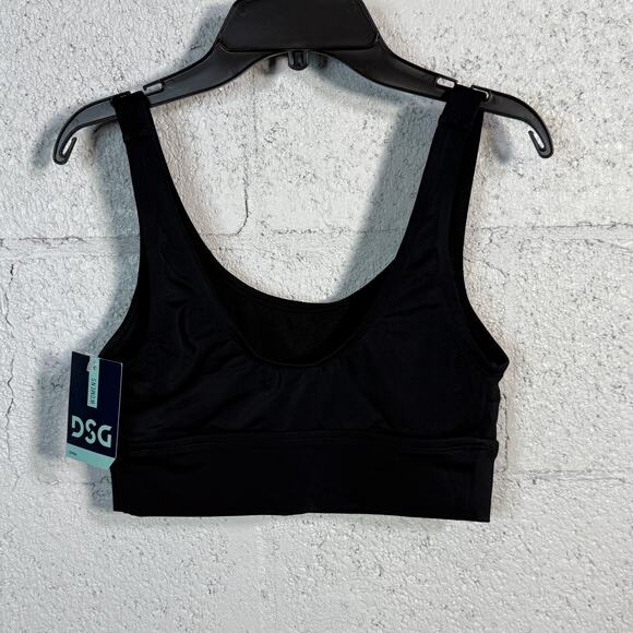 DSG long line scoop neck swim top, Pure Black small - Picture 2 of 6